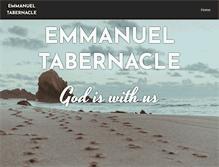 Tablet Screenshot of emmanueltabernacle.co.za